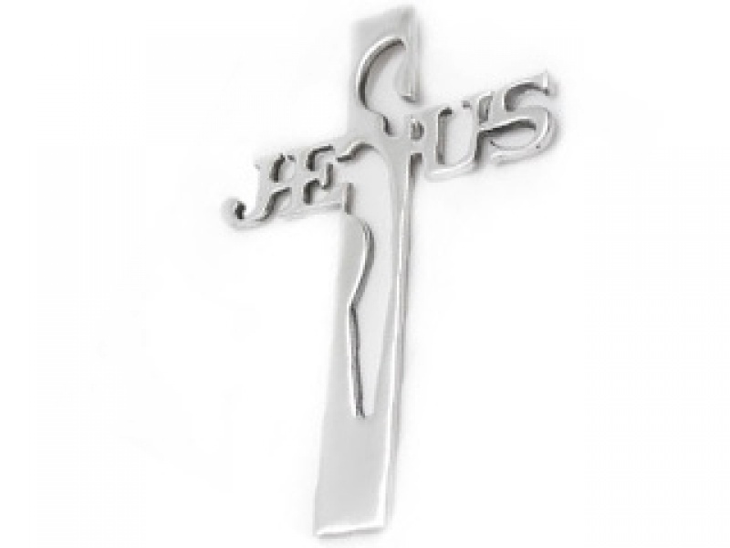 CRUZ JESUS GDE CRUCES EN PEWTER